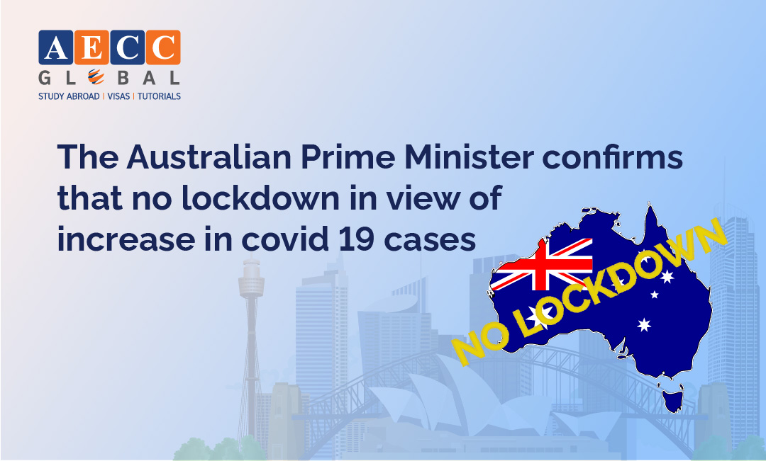 Australian Prime Minister confirms that no lockdown in view of increase in covid 19 cases