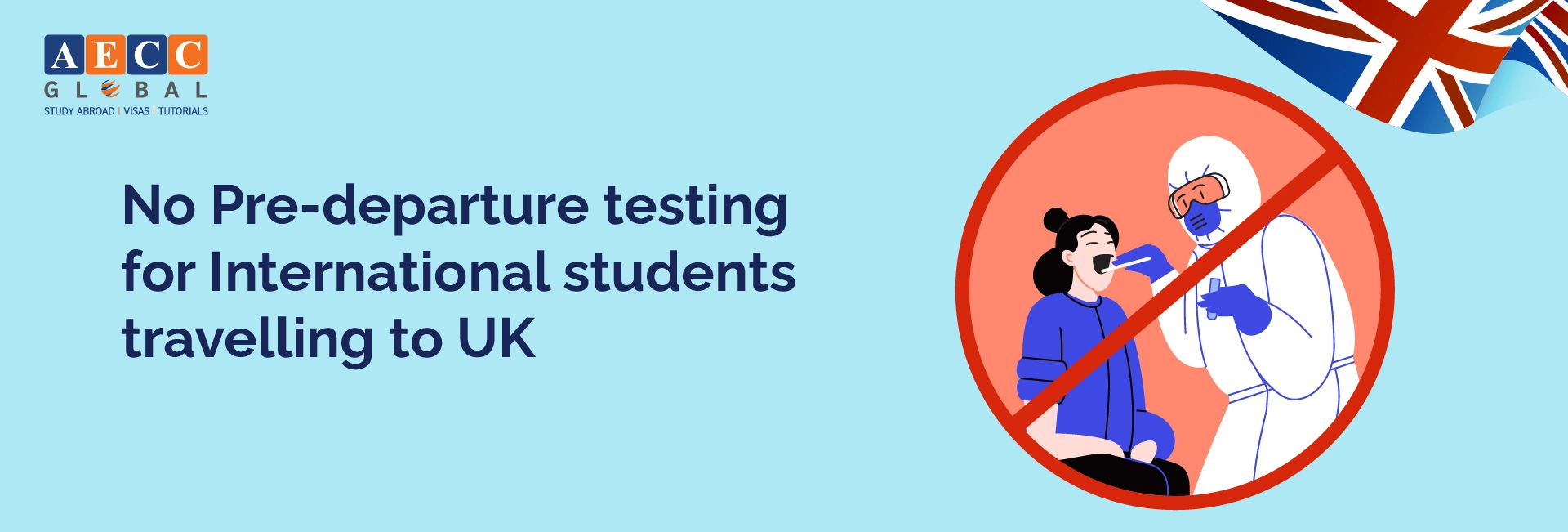 No pre-departure travel test for international students traveling to the UK