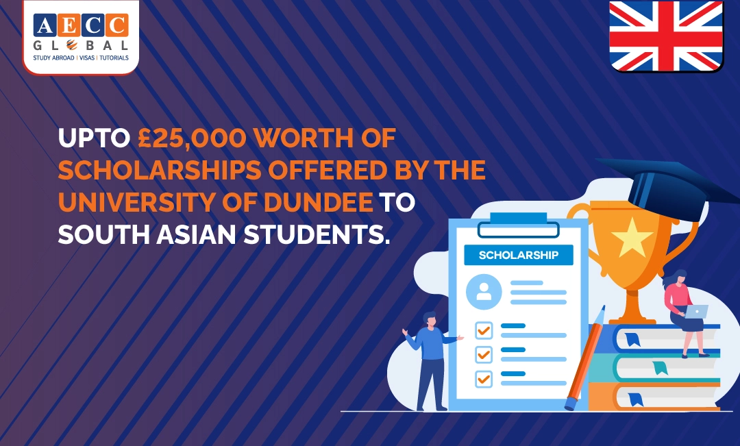 Upto £25,000 worth of Scholarships offered by the University Of Dundee to South Asian Students