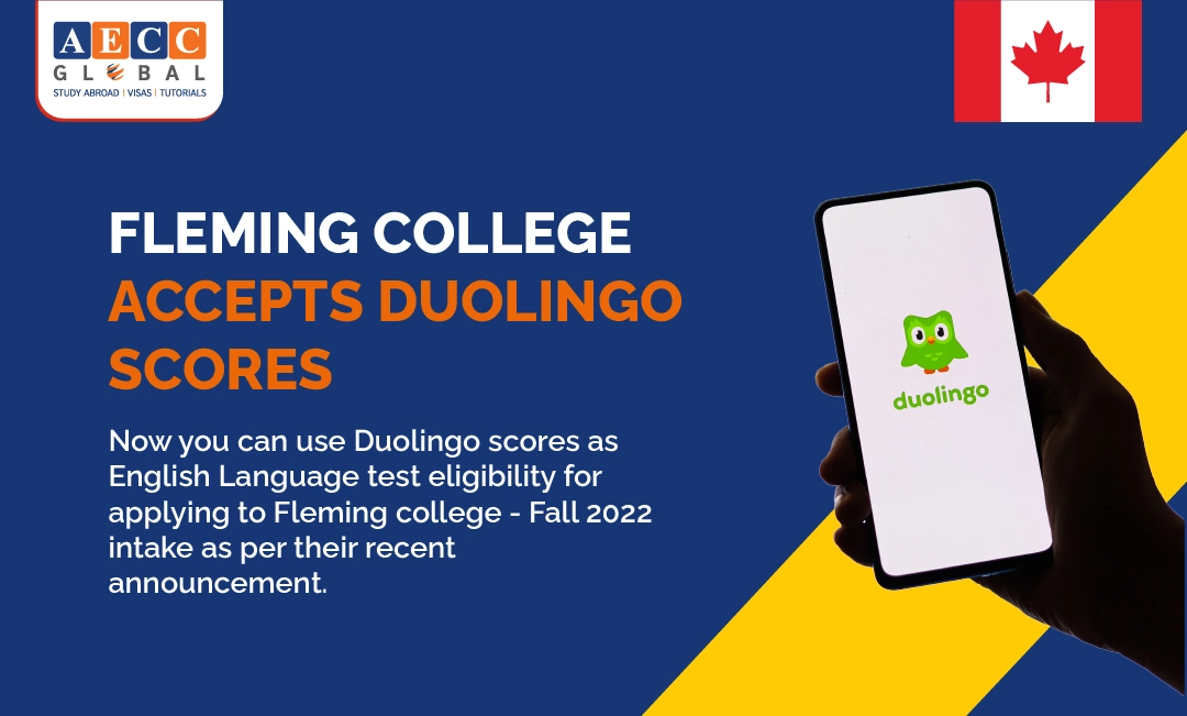 Fleming College accepts Duolingo for Fall-2022 Intake