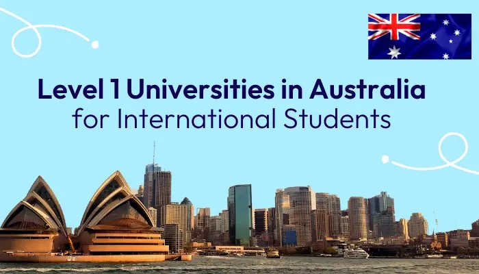 Level 1 universities in Australia for indian students