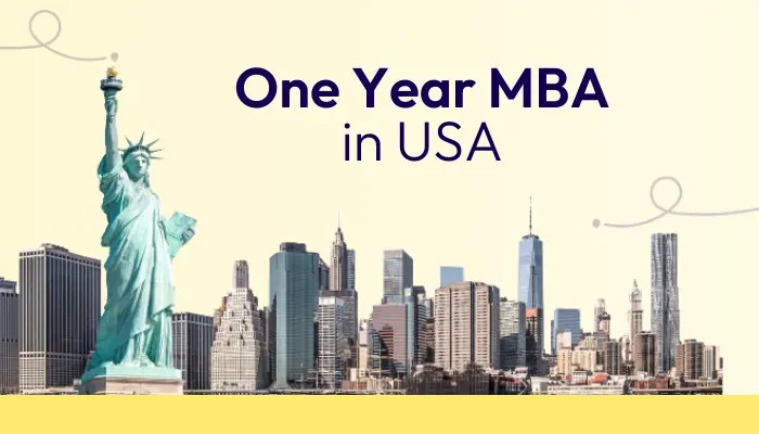 one year mba in usa